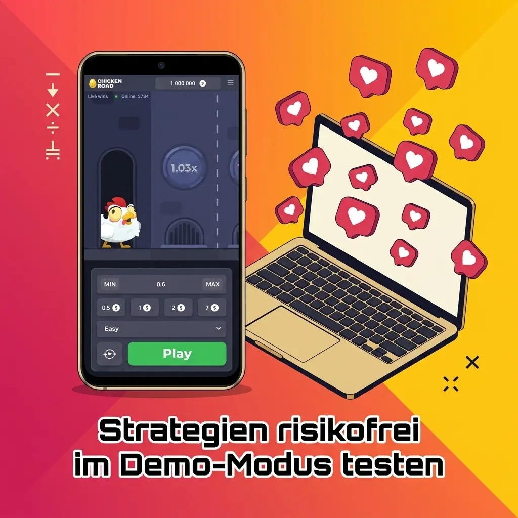 Spieler testet Wettstrategie im Demo-Modus ohne finanzielles Risiko mit virtuellem Guthaben